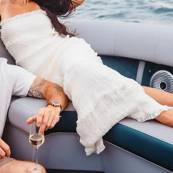 House of CB Ivory Sequin Pleat Maxi glamorous, sparkle sequin Dress "Solana" - Picture 2 of 6